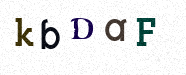 Visual Confirmation Security Code